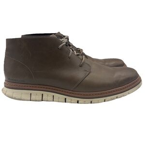 Cole Haan Zerogrand Chukka Leather Boots Men’s Size 11.5M C36290 Brown Casual